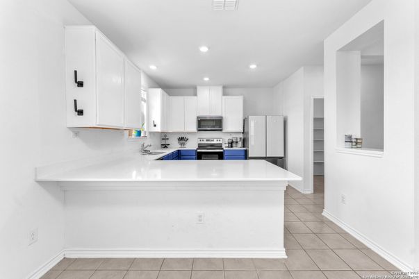Interior, Kitchen, Recessed Lighting, Stainless Steel Appliances