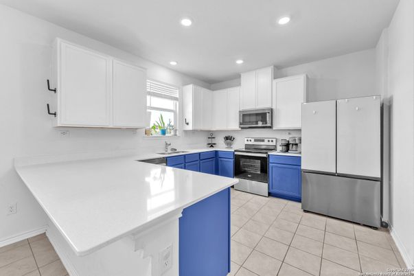 Interior, Kitchen, Recessed Lighting, Stainless Steel Appliances