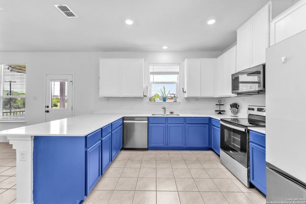 Interior, Kitchen, Recessed Lighting, Stainless Steel Appliances