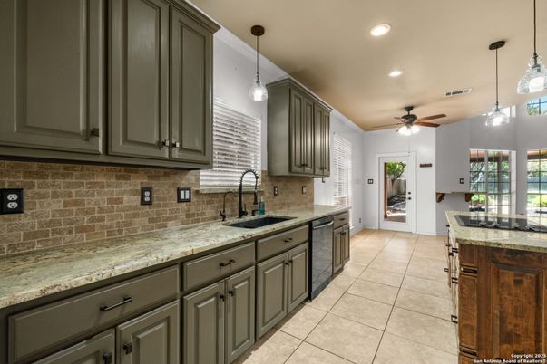Interior, Kitchen, Pendant Lights, Recessed Lighting