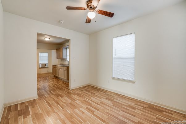 Empty room, Interior, Kitchen, Wood Texture Flooring