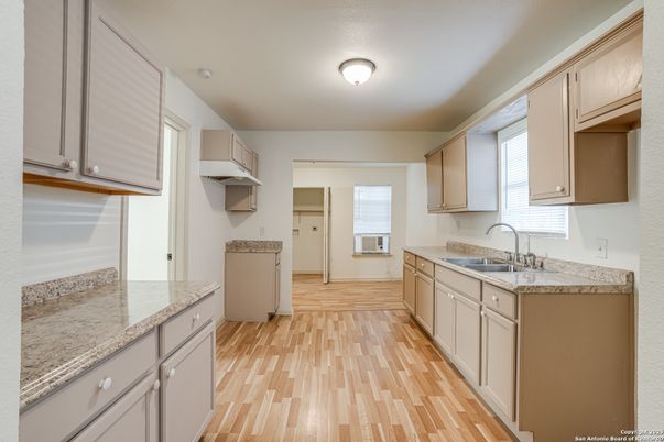 Interior, Kitchen, Wood Texture Flooring