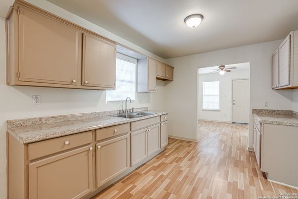 Interior, Kitchen, Wood Texture Flooring