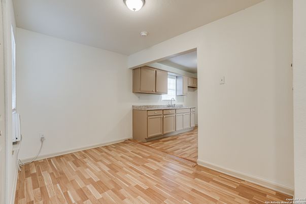 Empty room, Interior, Kitchen, Wood Texture Flooring