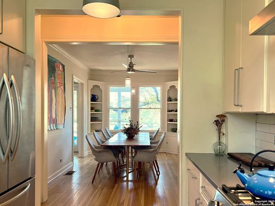 Dining room, Interior, Wood Texture Flooring
