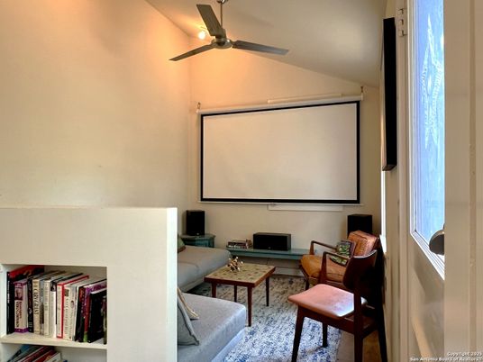 Interior, Living room, Projection Screen