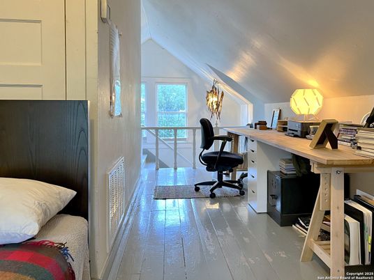Home Office, Interior, Wood Texture Flooring