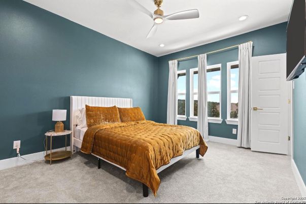 Bedroom, Interior, Recessed Lighting