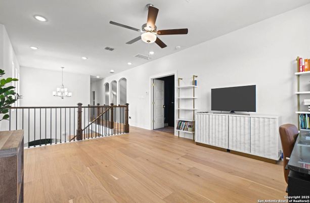 Chandelier, Interior, Recessed Lighting, Wood Texture Flooring