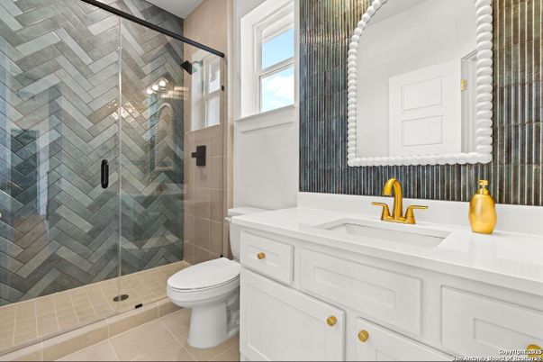 Bathroom, Glass Shower, Interior
