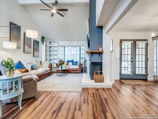 Fireplace, Interior, Living room, Wood Texture Flooring