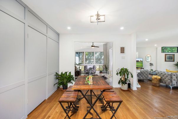 Interior, Recessed Lighting, Wood Texture Flooring