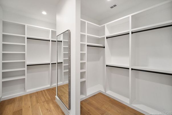 Interior, Recessed Lighting, Walk-in Closets, Wood Texture Flooring