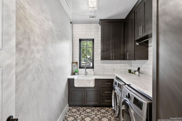 Interior, Stone Walls, Washer