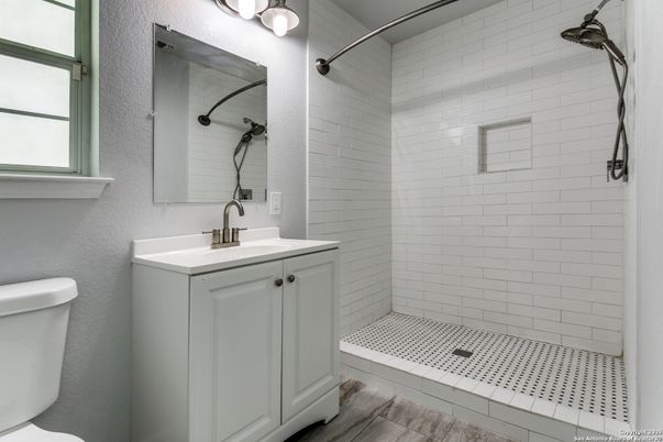 Bathroom, Interior, Wood Texture Flooring