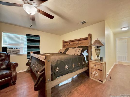 Bedroom, Interior, Wood Texture Flooring