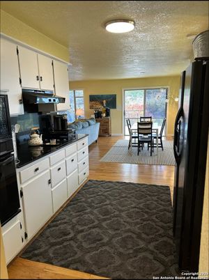 Dining room, Interior, Kitchen, Living room, Wood Texture Flooring