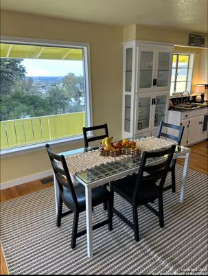 Dining room, Interior, Wood Texture Flooring