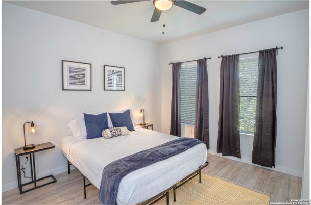 Bedroom, Interior, Wood Texture Flooring