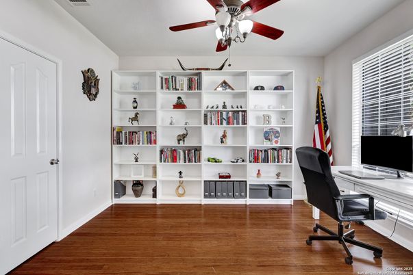 Home Office, Interior, Wood Texture Flooring