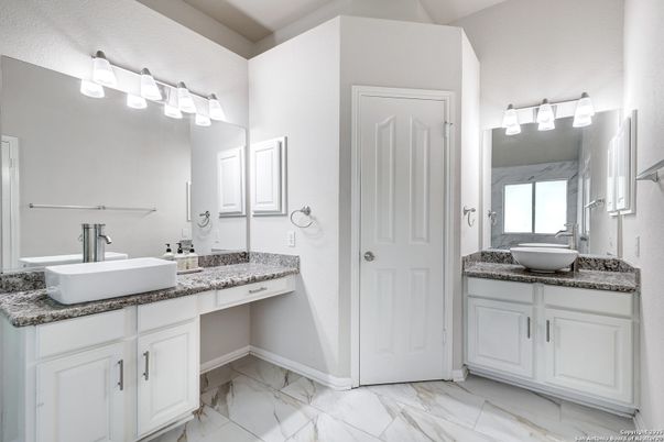 Bathroom, Dual Sink Vanities, Interior, Marble