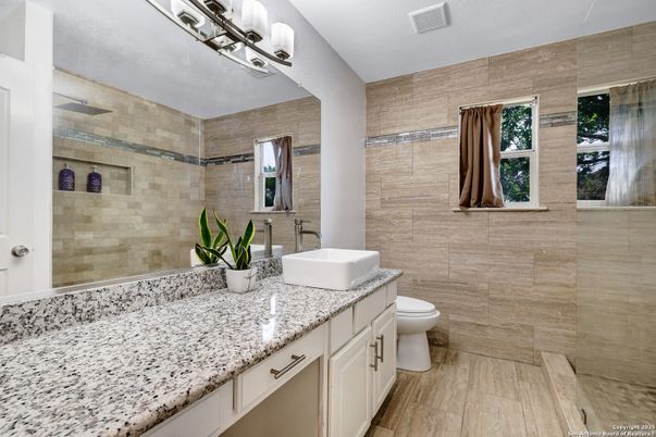 Bathroom, Interior, Wood Texture Flooring