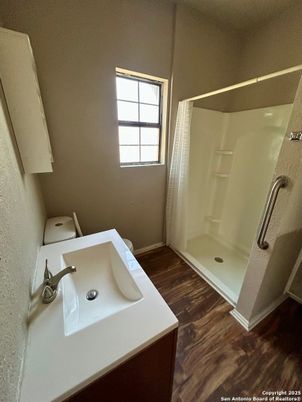 Bathroom, Interior, Wood Texture Flooring