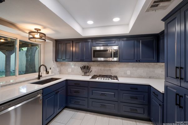 Interior, Kitchen, Recessed Lighting, Stainless Steel Appliances