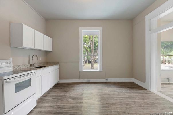 Interior, Kitchen, Wood Texture Flooring