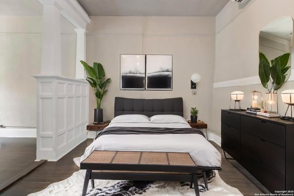 Bedroom, Interior, Wood Texture Flooring