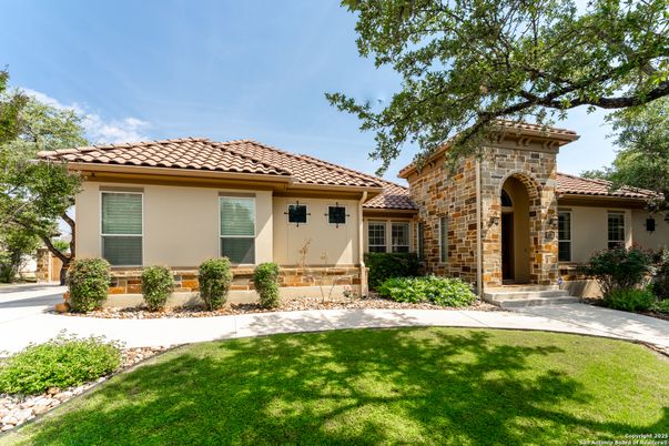 Backyard, Exterior, Facade, Mediterranean