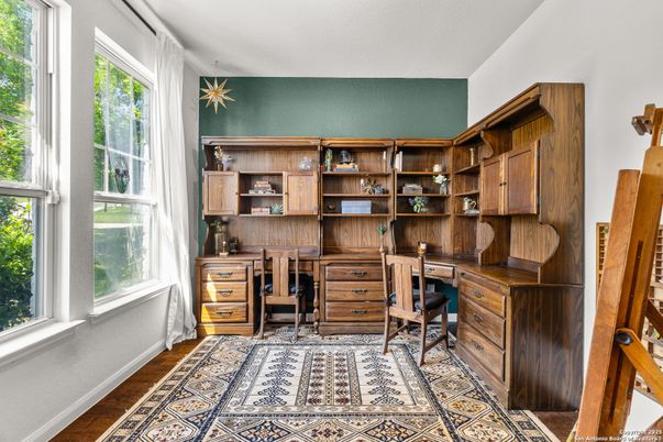 Home Office, Interior, Wood Texture Flooring