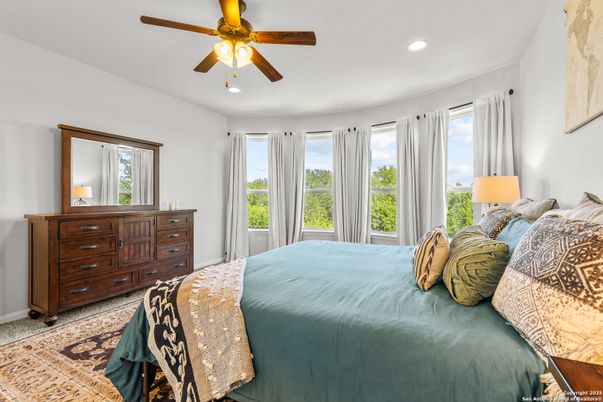 Bedroom, Interior, Recessed Lighting