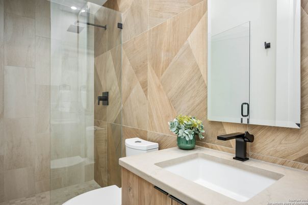Bathroom, Glass Shower, Interior