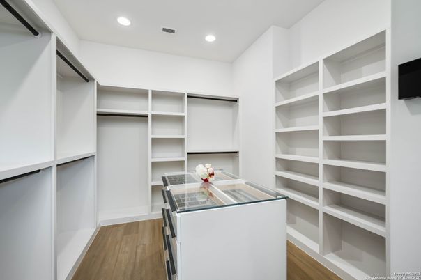 Interior, Recessed Lighting, Walk-in Closets, Wood Texture Flooring