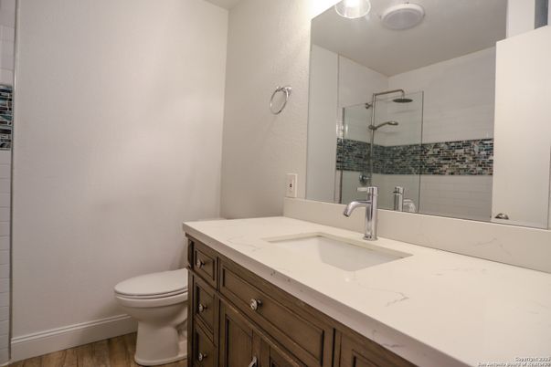 Bathroom, Interior, Wood Texture Flooring