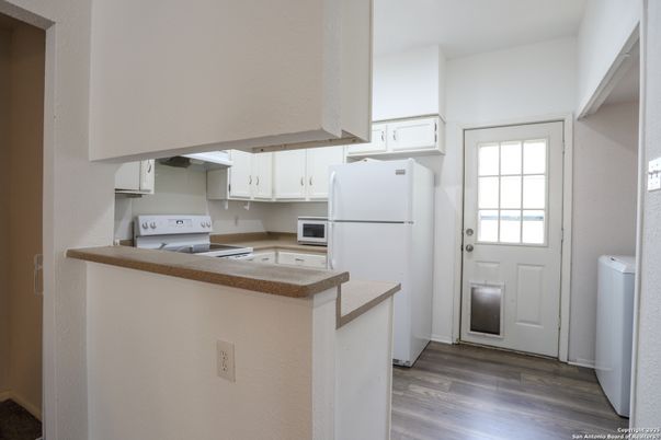 Interior, Kitchen, Wood Texture Flooring