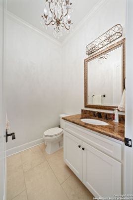 Bathroom, Chandelier, Interior