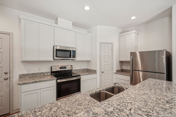 Interior, Kitchen, Recessed Lighting, Stainless Steel Appliances