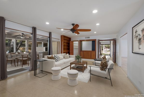 Dining room, Interior, Living room, Recessed Lighting