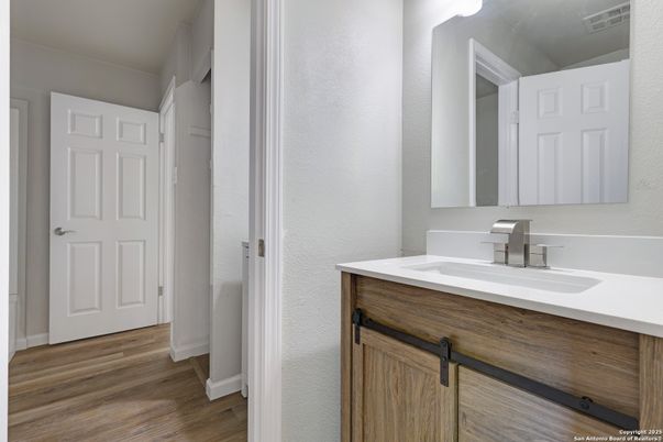Bathroom, Interior, Wood Texture Flooring