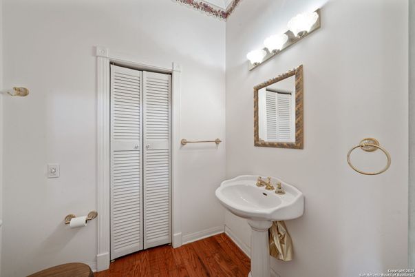 Bathroom, Interior, Wood Texture Flooring