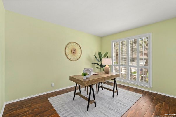 Home Office, Interior, Wood Texture Flooring