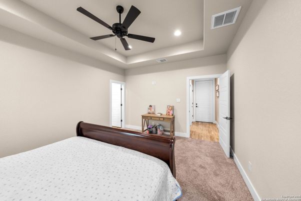 Bedroom, Interior, Recessed Lighting