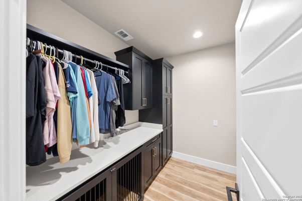 Interior, Recessed Lighting, Walk-in Closets, Wood Texture Flooring