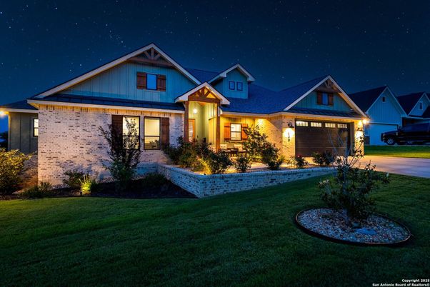 Attached, Exterior, Facade, Brick Facade, Farmhouse