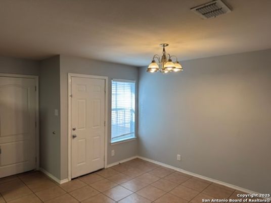 Chandelier, Empty room, Interior