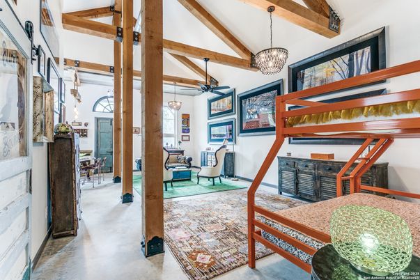 Interior, Pendant Lights, Wooden Beams
