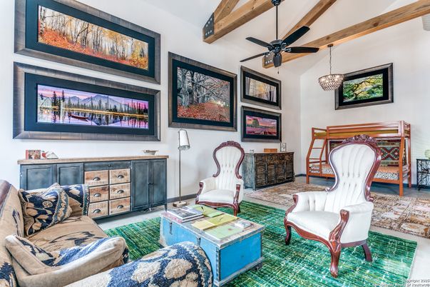 Interior, Living room, Pendant Lights, Wooden Beams