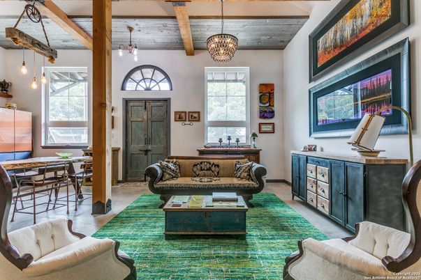 Chandelier, Dining room, Interior, Living room, Pendant Lights, Wooden Beams